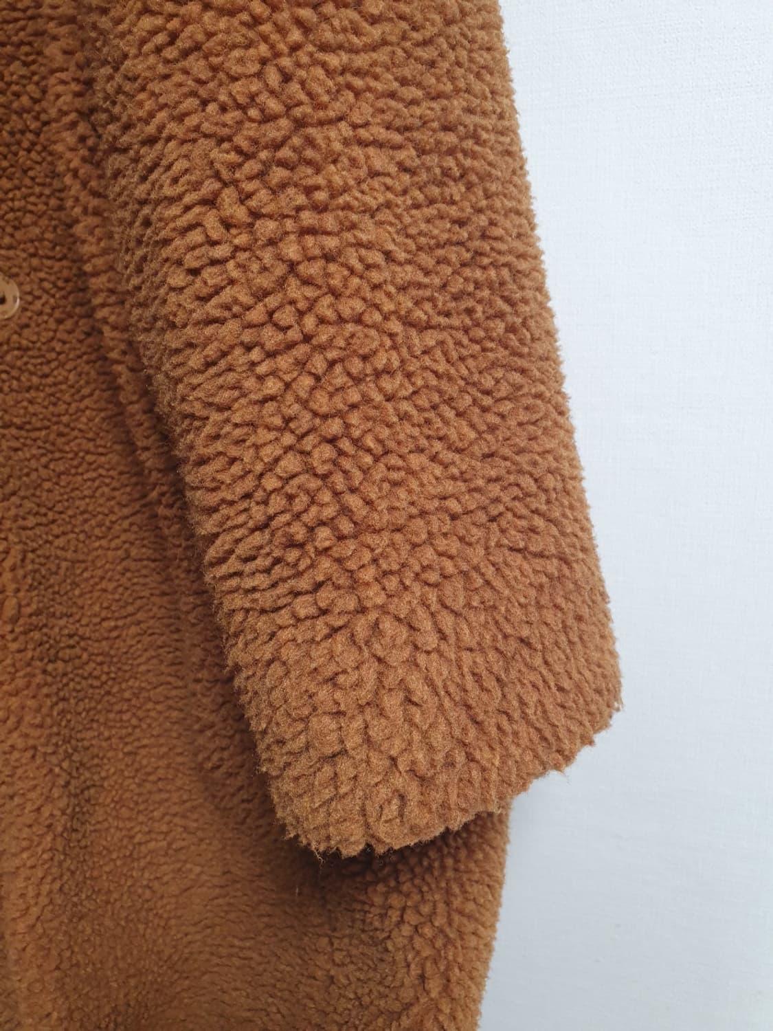 택포가 플라스틱아일랜드 코트 뽀글이 싱글버튼 무스탕코트 M 상품이미지6