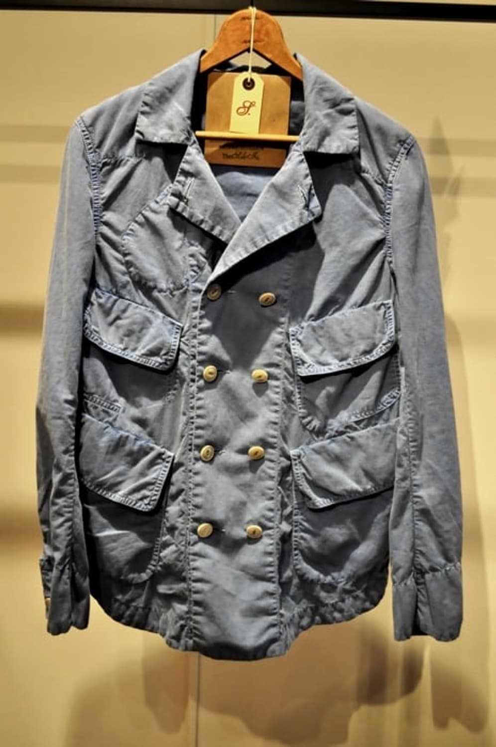 솔로이스트 12ss 다이드 더블 버튼 자켓 상품이미지2