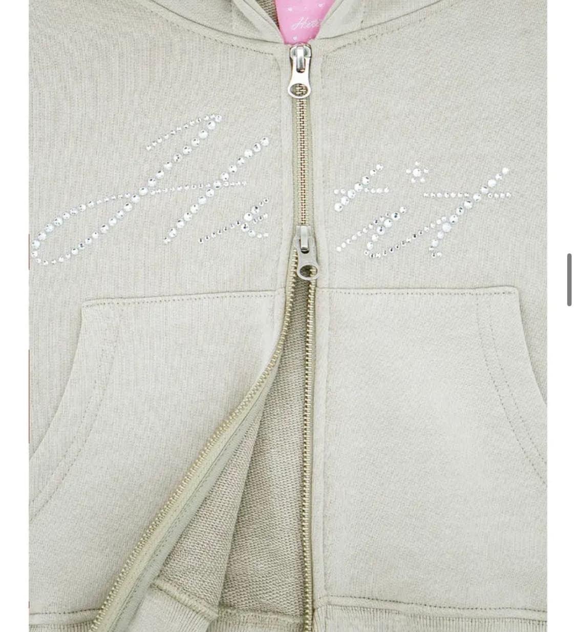 hetit헤티 내추럴 샤인크롭 후드티(원가15.9) 상품이미지6