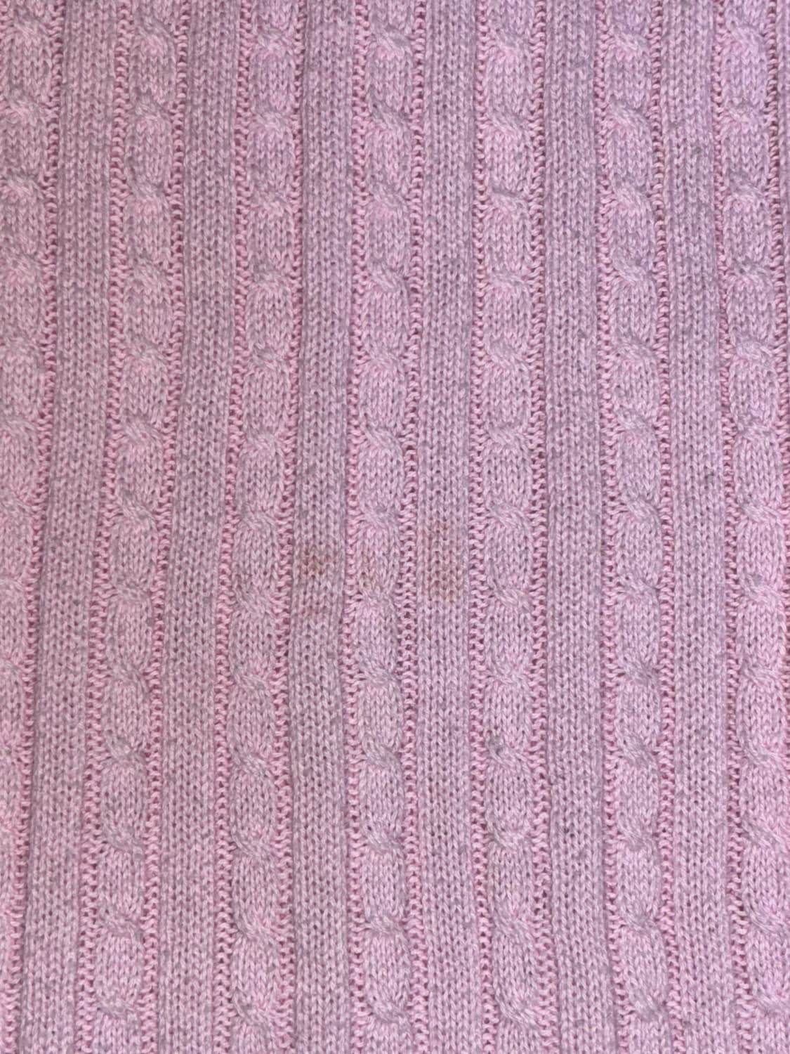 랄프로렌 브이넥 니트 흰핑 꽈배기 빈티지 상품이미지4