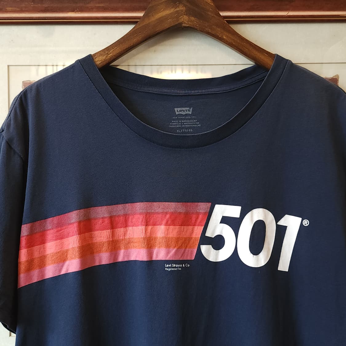 리바이스 501 빈티지 프린팅 티셔츠 xl 상품이미지3