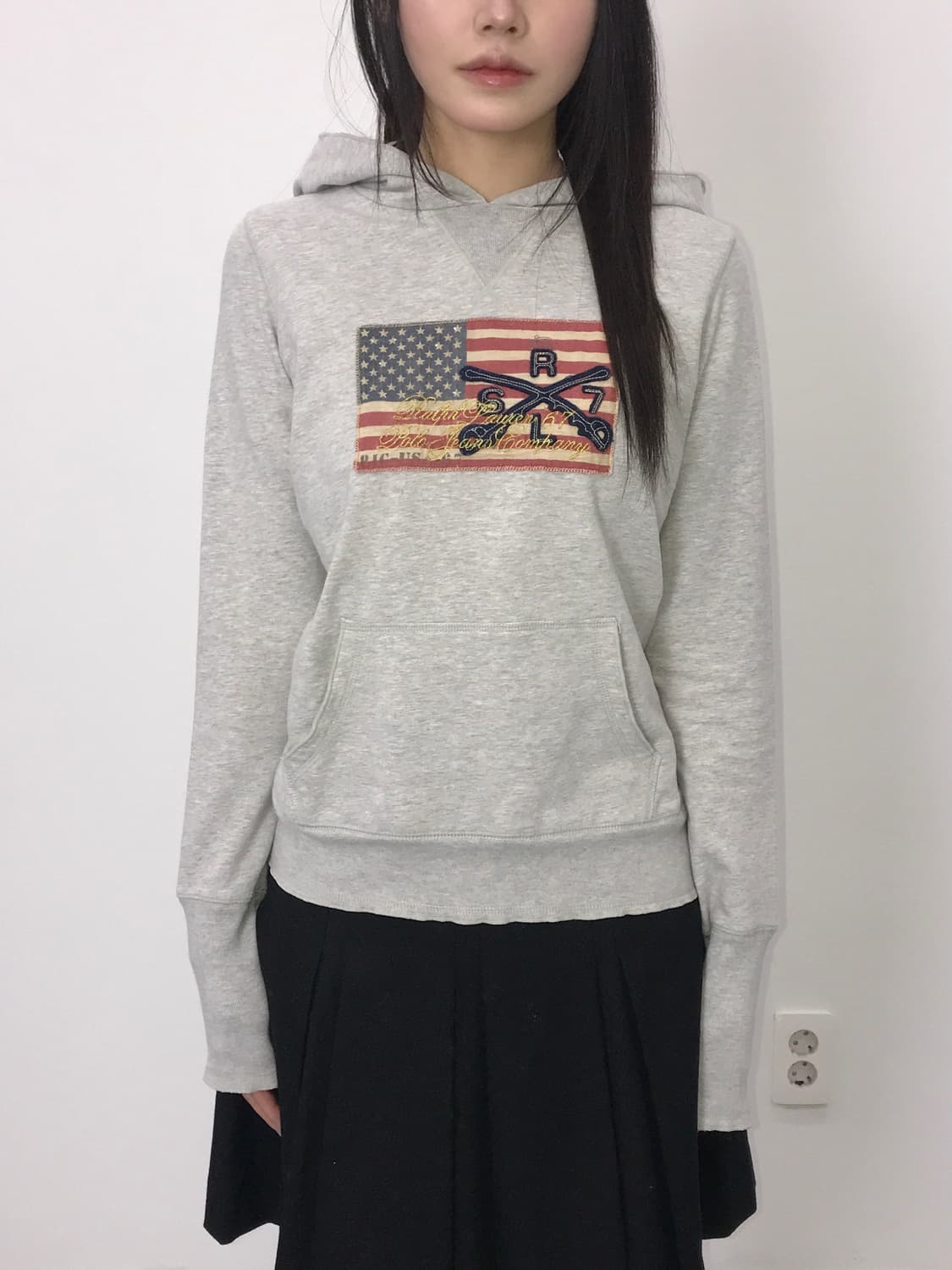 Polo Jeans American Flag Patch Hoodie 상품이미지2