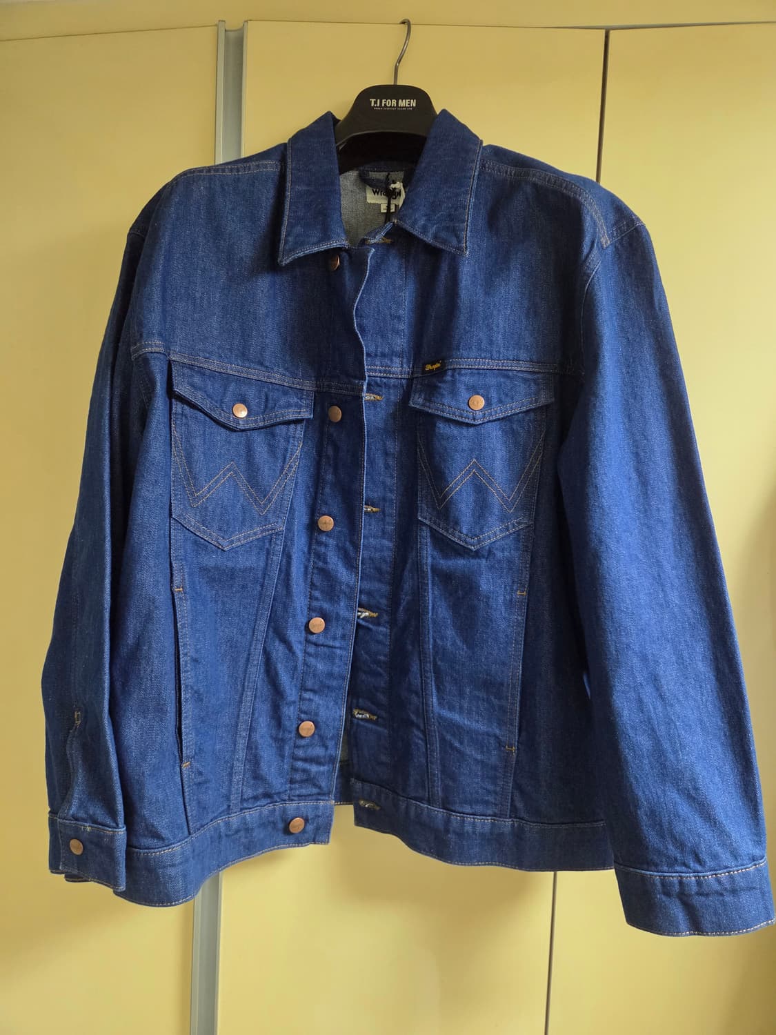스탠다드 랭글러블루 데님 청자켓 XL(110) 새제품 - 오리지널 라인 상품이미지1
