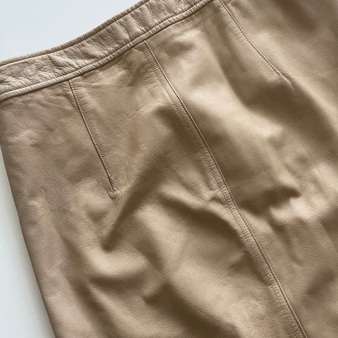 Zucca Real Leather Skirt 상품이미지6