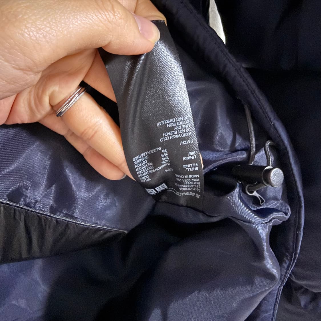 [XS] 유니클로 x jw앤더슨 다운 자켓 네이비 상품이미지3