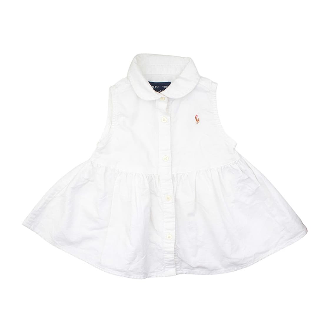 랄프로렌 키즈 화이트 나시 원피스 18개월 상품이미지1
