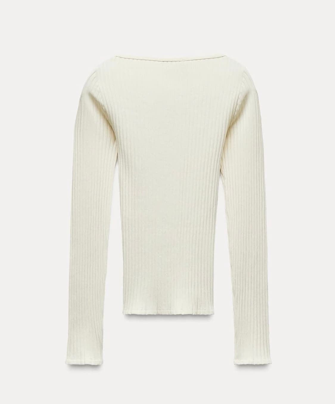 ZARA 자라 레이스 리본 심리스 티셔츠, 자라 레이스 티 셔츠 아이보리 상품이미지10