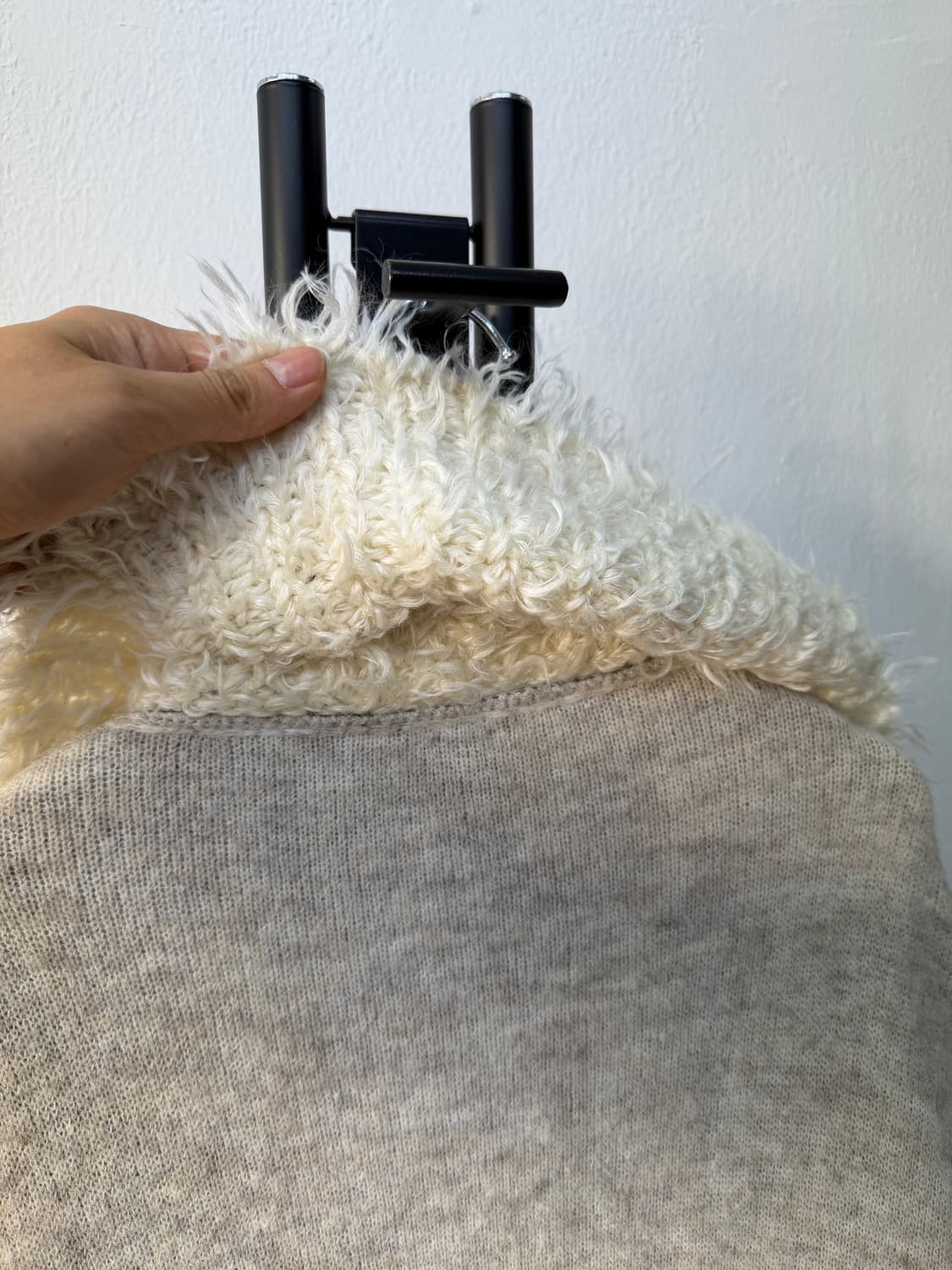 정품) PINKO 핀코 퍼 코트 가디건 S 상품이미지6