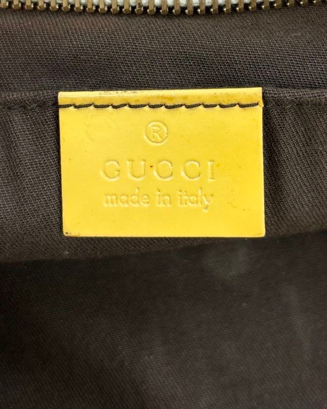 구찌 옐로우 GG 아비 D - 링 바게트 백 상품이미지6