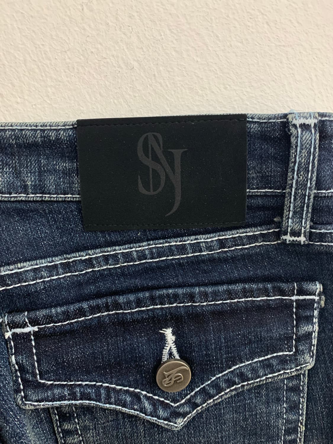 SYNERJYN SAND CAT WASHING DENIM PANTS BL 상품이미지6