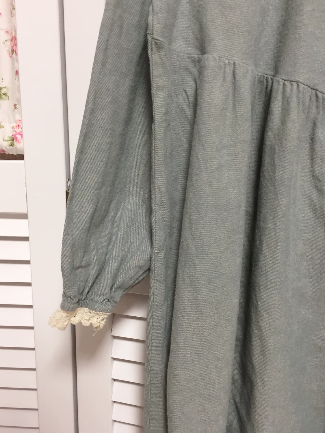 빈티지 사만사모스 애플민트 블라우스 상품이미지3