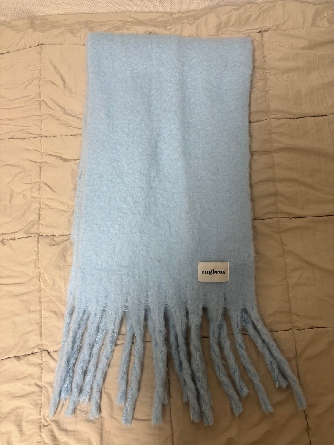 앵브록스 cotton candy muffler blue 카리나 목도리 상품이미지1