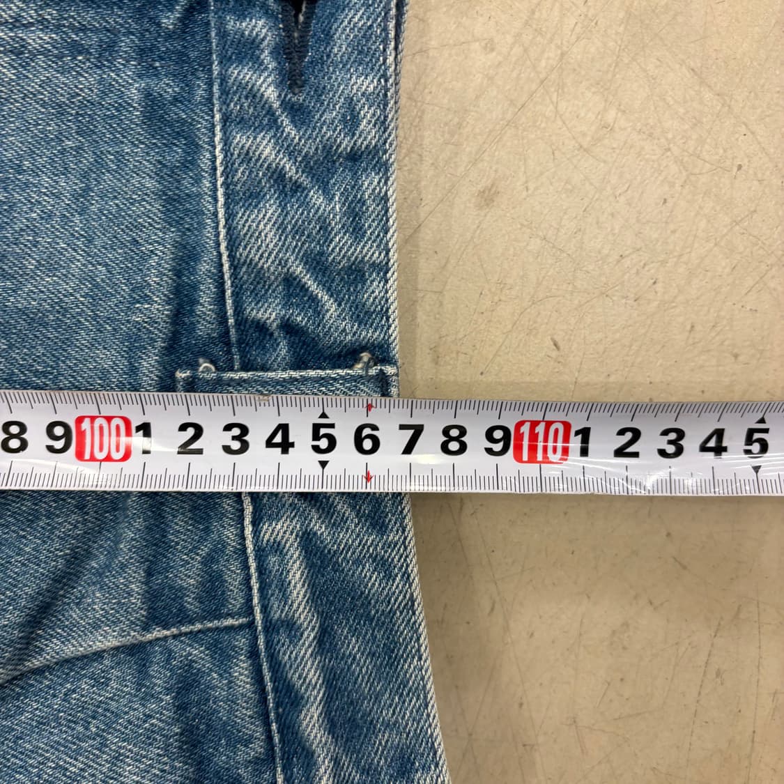 Lee 90s 스트레이트 핏 연청 데님 팬츠 상품이미지5