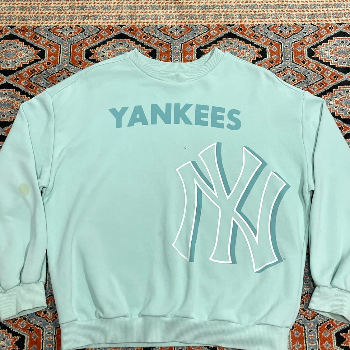 MLB 민트 뉴욕양키스 맨투맨 티셔츠 여성S 상품이미지2