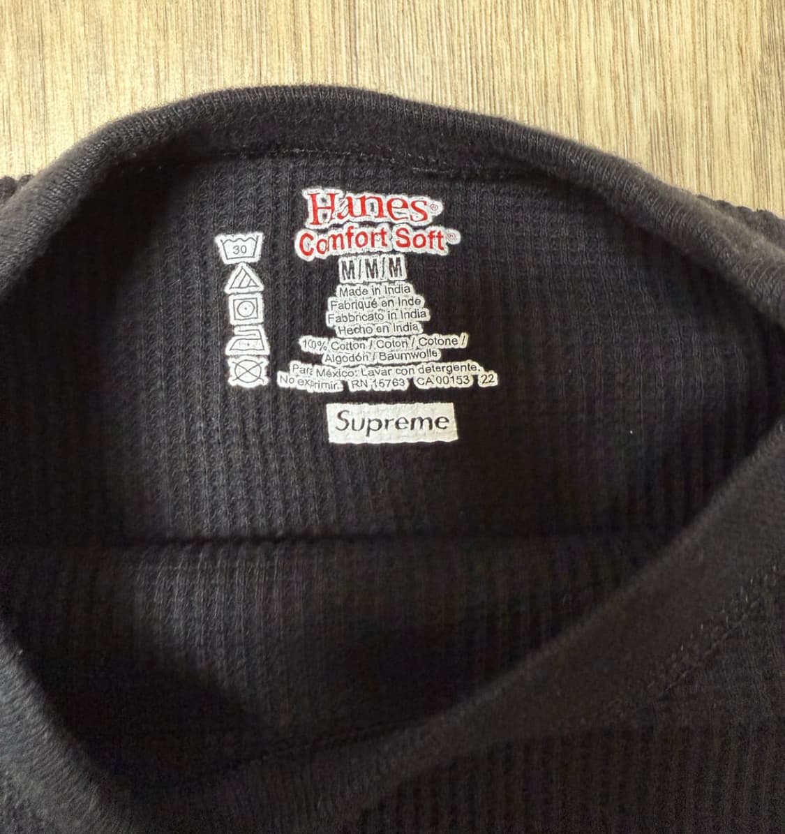 슈프림 헤인즈 써멀 와플 크루넥 플레인 롱슬리브 상품이미지3