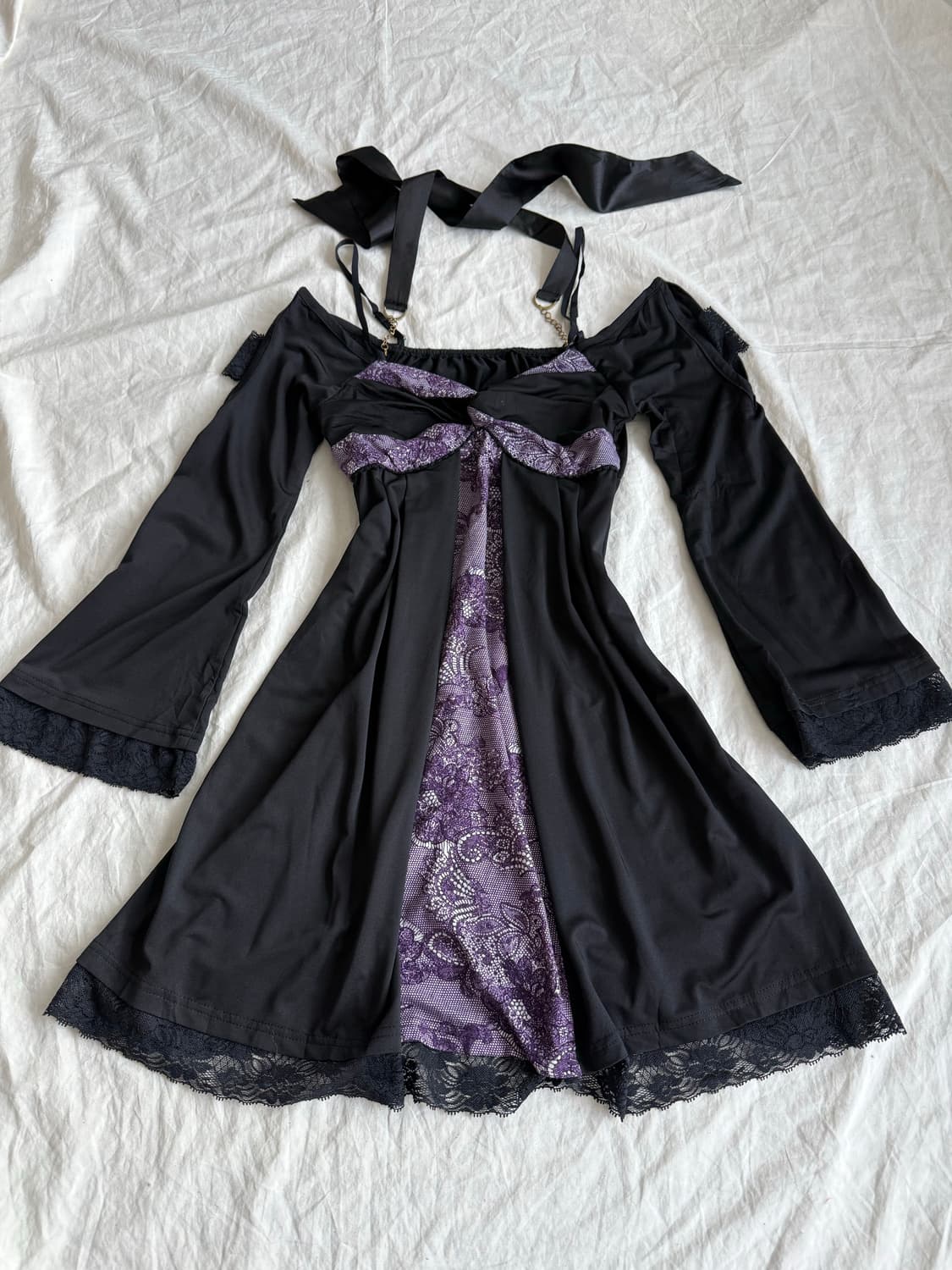 오프숄더 오리엔탈 고딕 원피스 상품이미지1