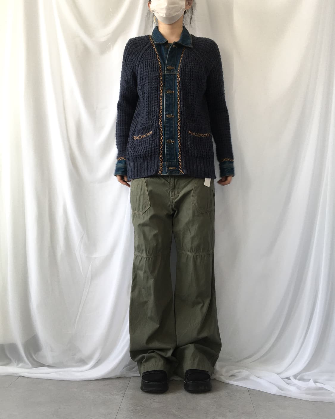 Khaki cotton pants 상품이미지7