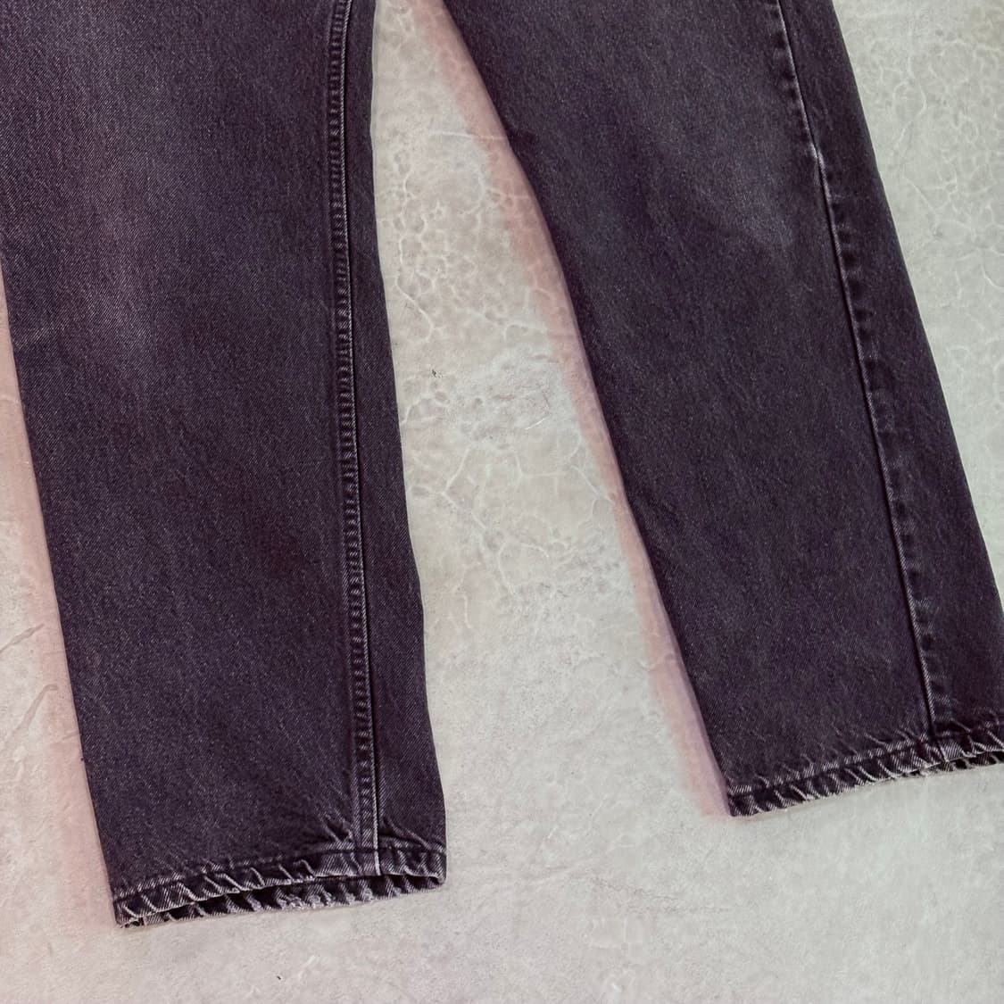 [38/32] 리바이스 505 오렌지탭 orange 흑청 블랙 USA 상품이미지3