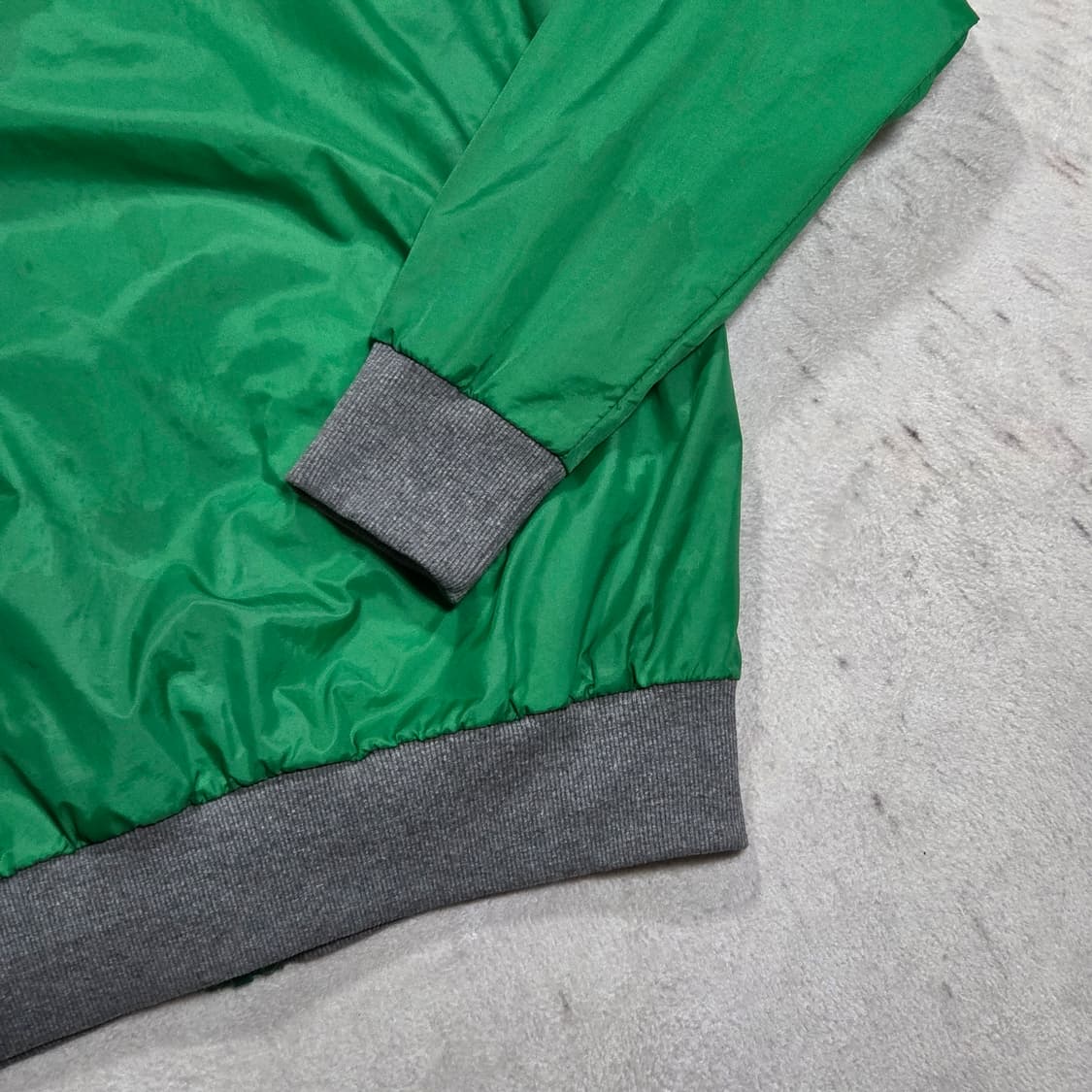 빈티지 패치 그린 바람막이 자켓 상품이미지7