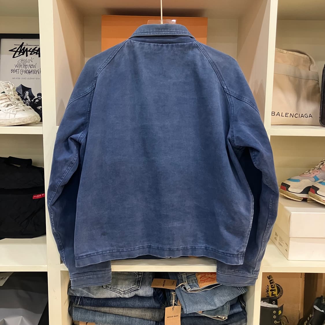 할리데이비슨 블루 코튼 워크 자켓 M 상품이미지3