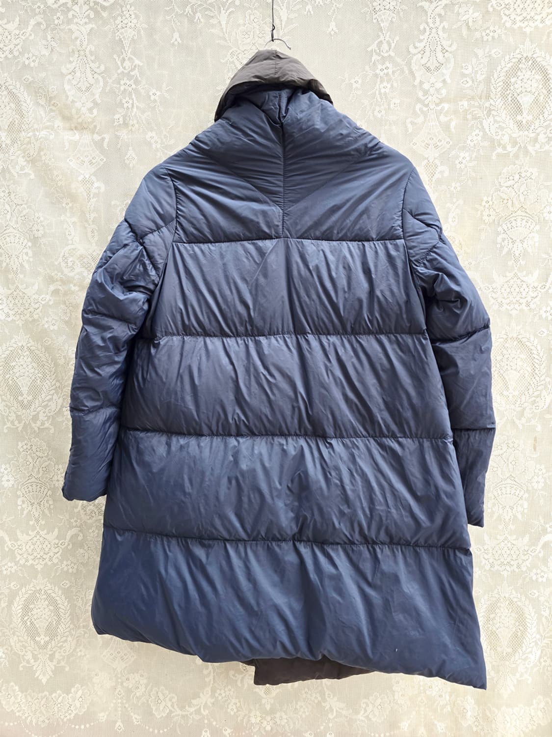 일본 네추럴 런드라이 패딩 양면 코트 상품이미지7