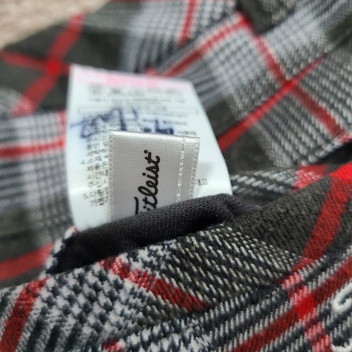 타이틀리스트 체크 패턴 골프 팬츠 76(30) 상품이미지6