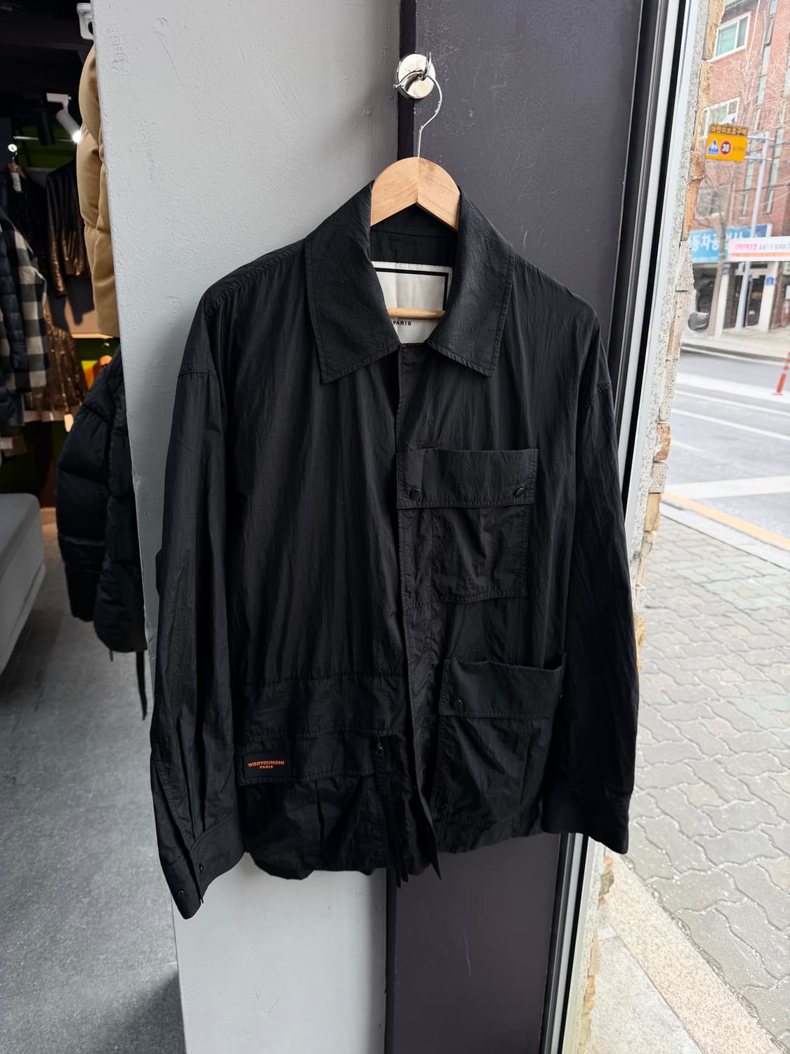 48/ 우영미 나일론 탄창 멀티포켓 오버 자켓 상품이미지3