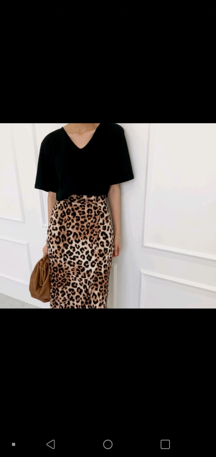 레오파드 패턴 호피 스커트 치마 섹시 홀복 파티 클럽 의상 상품이미지1