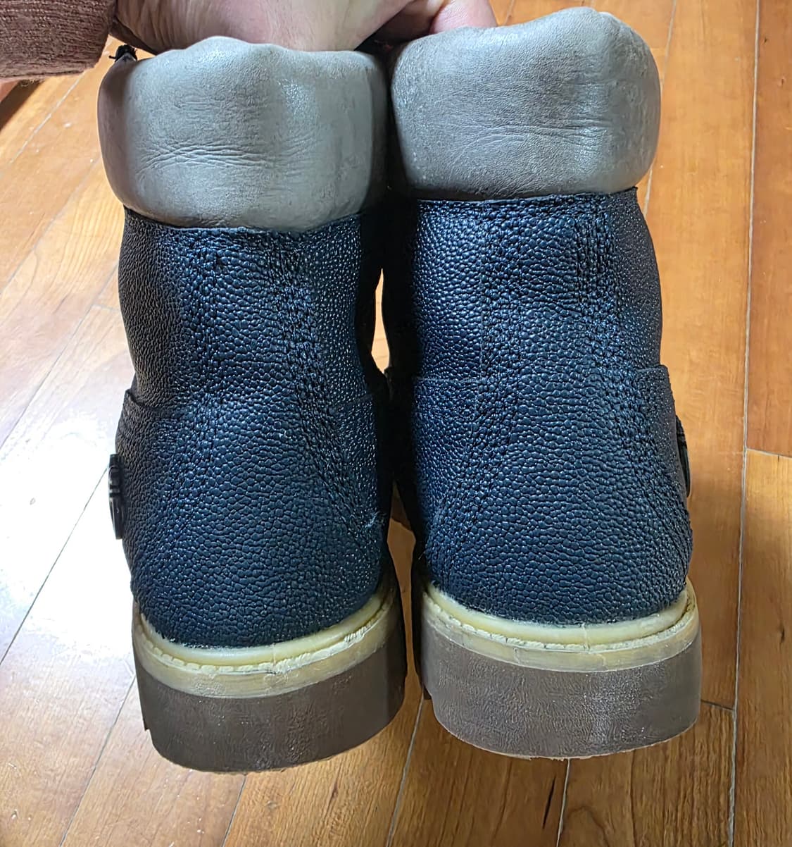 팀버랜드 네이비 헬코아 가죽부츠 260사이즈 상품이미지8