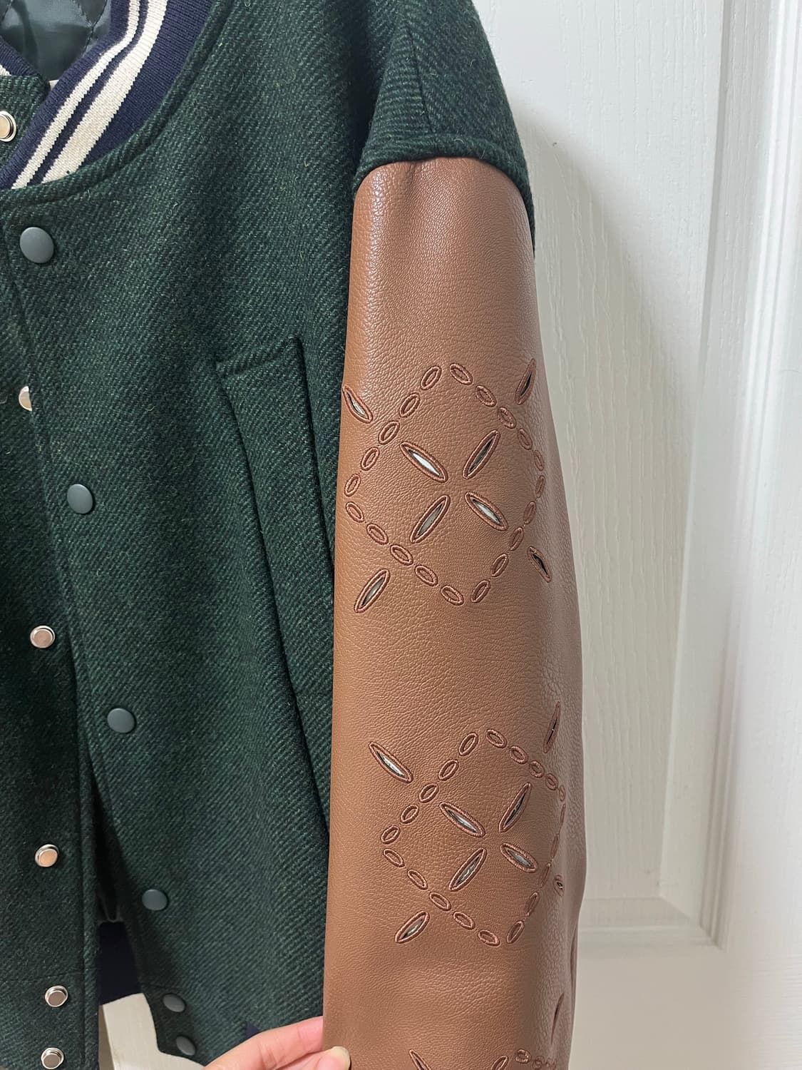 문선 바시티 자켓 상품이미지2