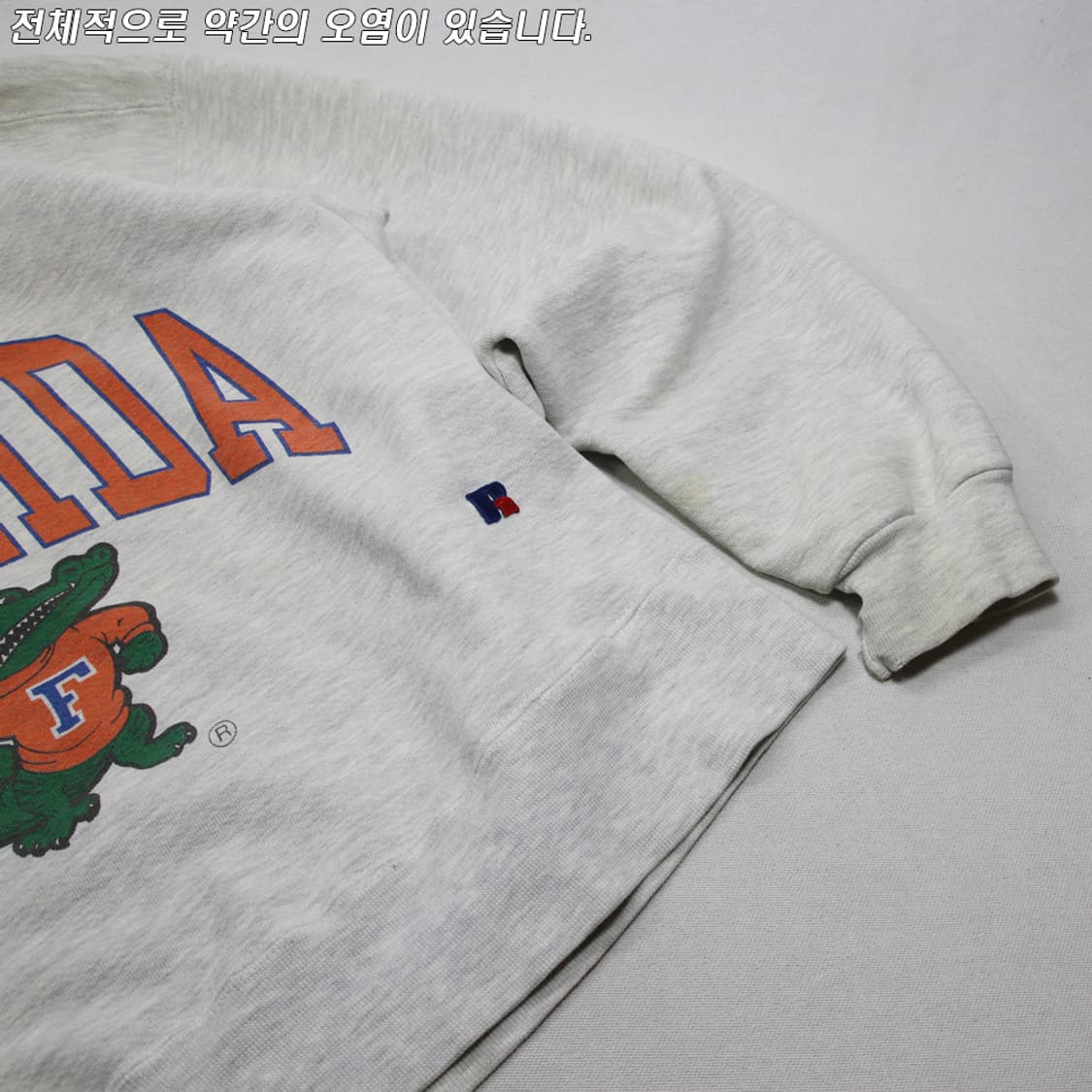 (착용컷) 90's 러셀 애슬레틱 플로리다 스웻 셔츠 (남성용 100) 상품이미지6