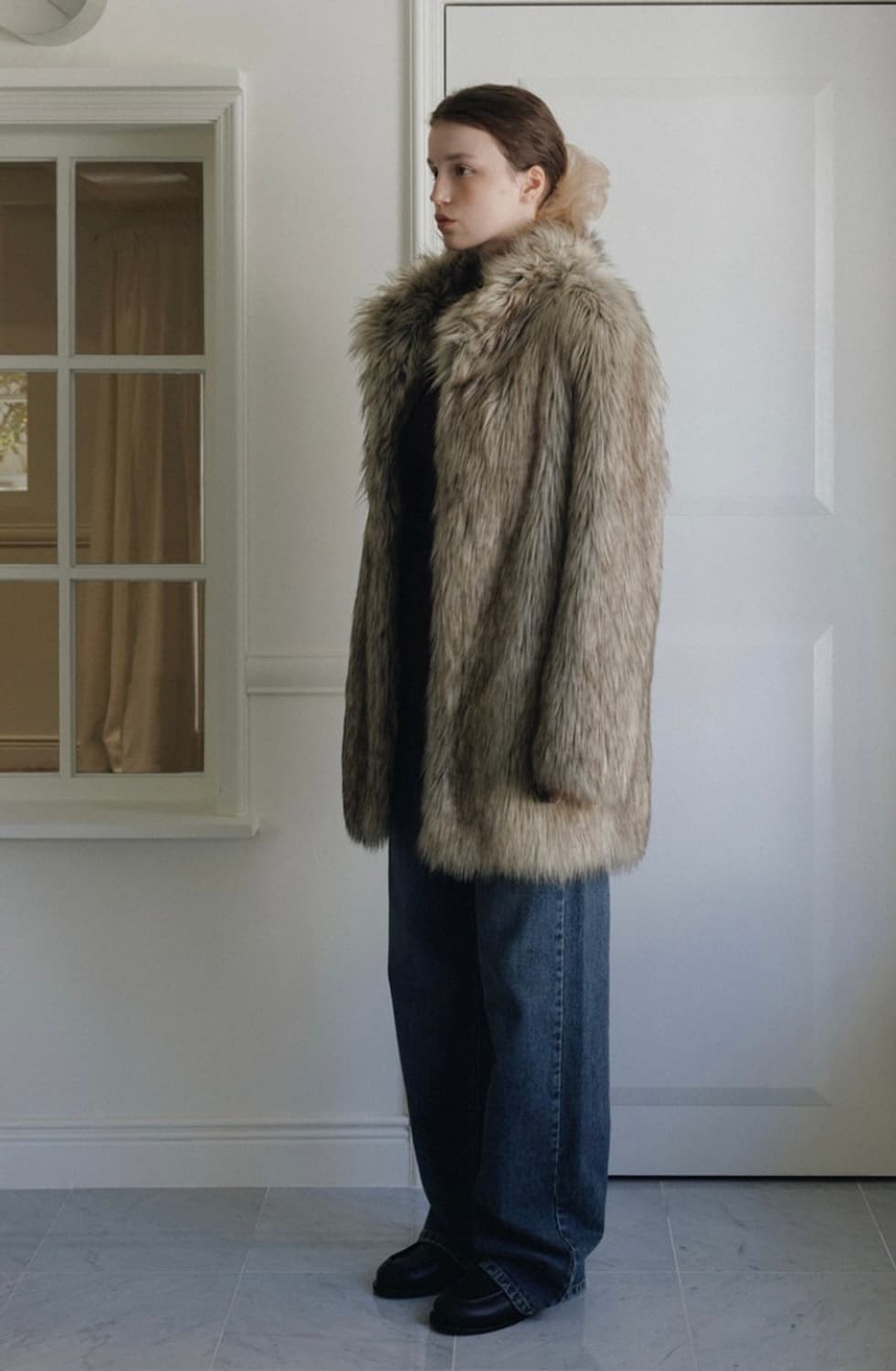 【미작용】 스튜디오 테이블 LONG HAIR FUR COAT | KRW  상품이미지3