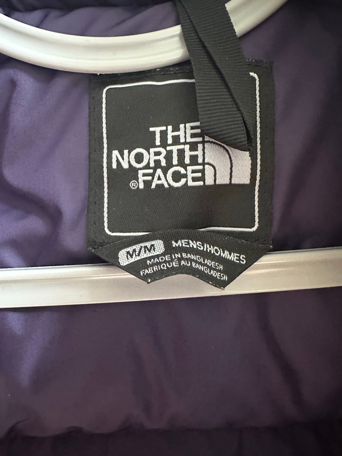 NORTHFACE 노스페이스 퍼플 중앙 로고 조끼 패딩 상품이미지10