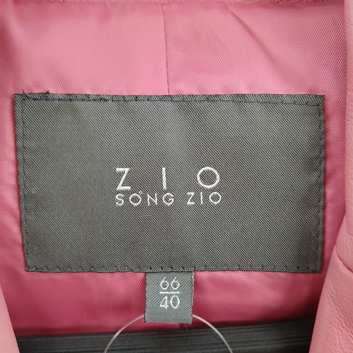 ZIO SONGZIO 핑크 양가죽 자켓 상품이미지7