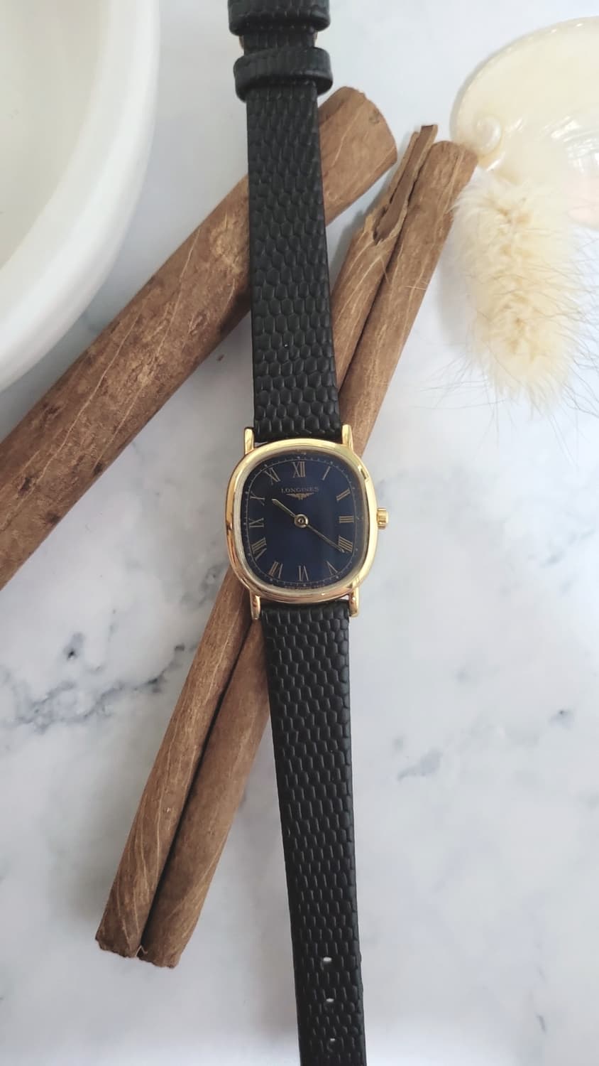 정품 론진 네이비 다이얼 쿼츠 드레스워치 상품이미지3