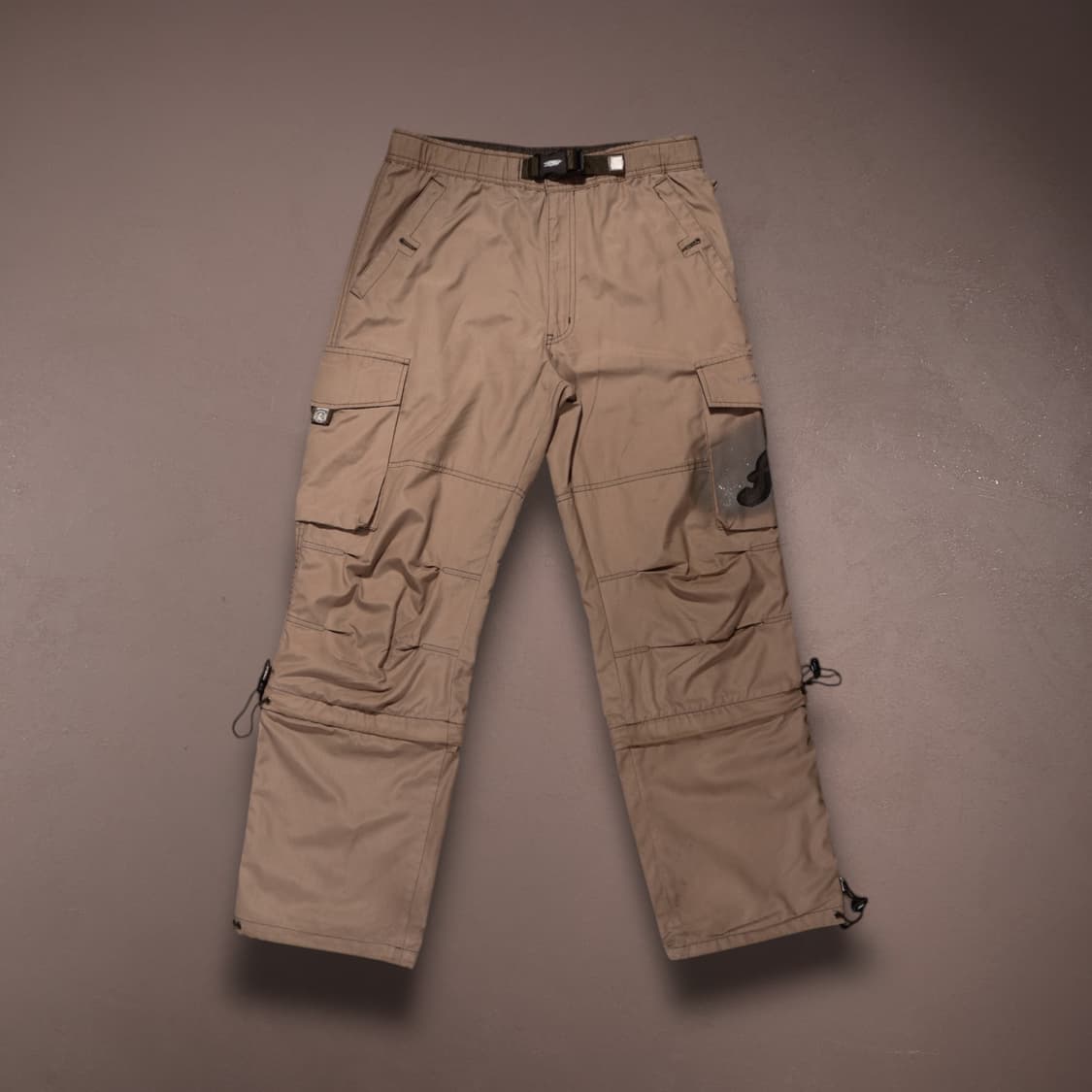 PJS' SURF 프린팅 나일론 카고팬츠 상품이미지1