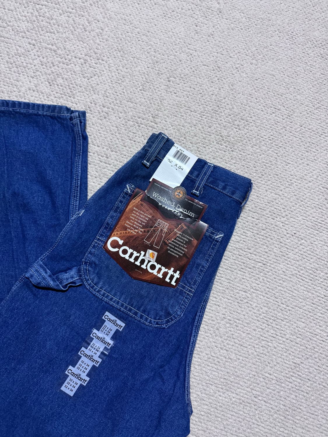 Carhartt 워크데님 팬츠 새상품 W32 상품이미지3
