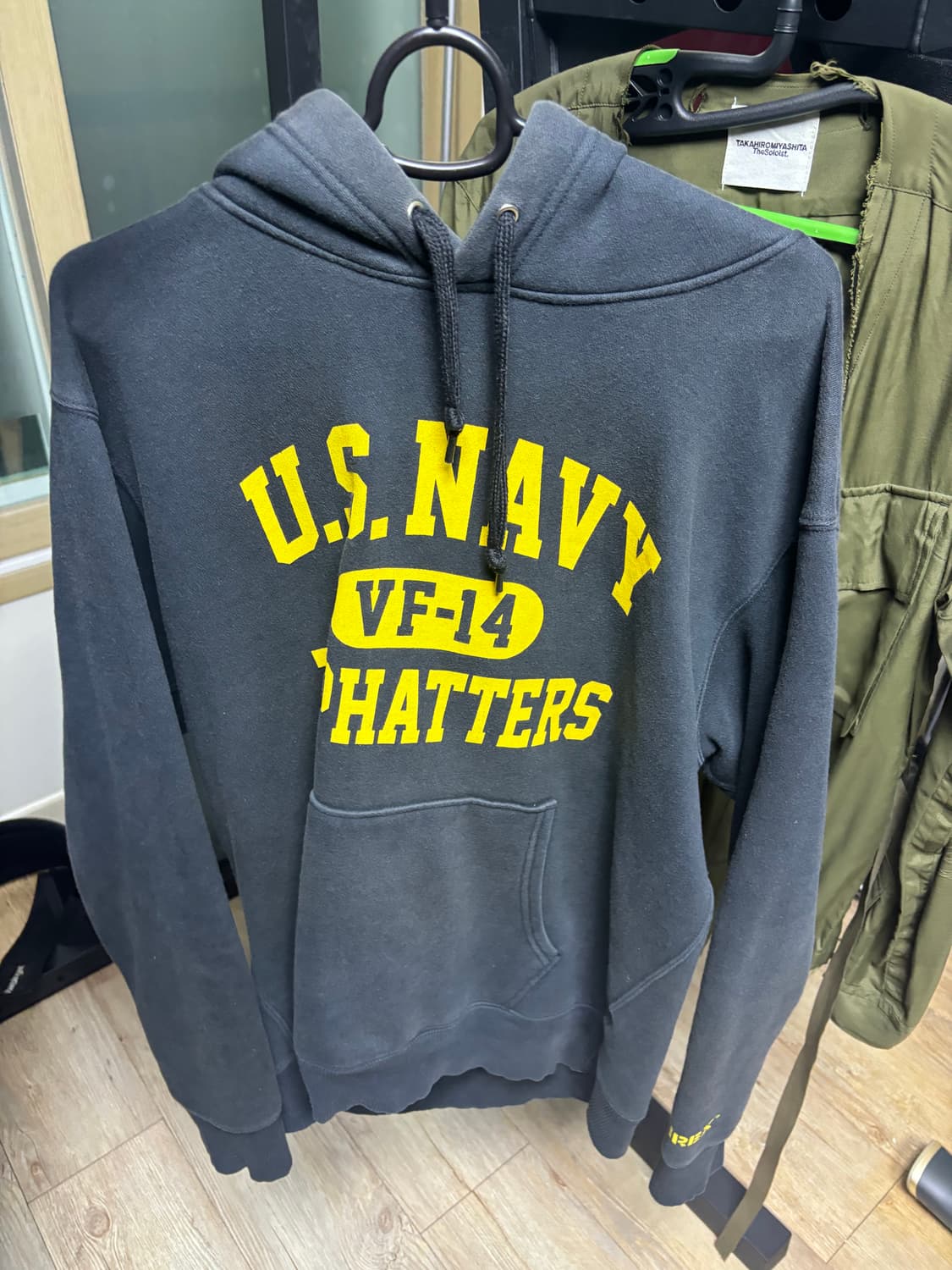 아비렉스 기모 후드티 상품이미지2