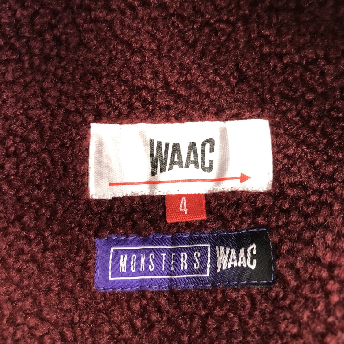 WAAC 왁 몬스터 페이크레더자켓 100 양털안감  상품이미지6