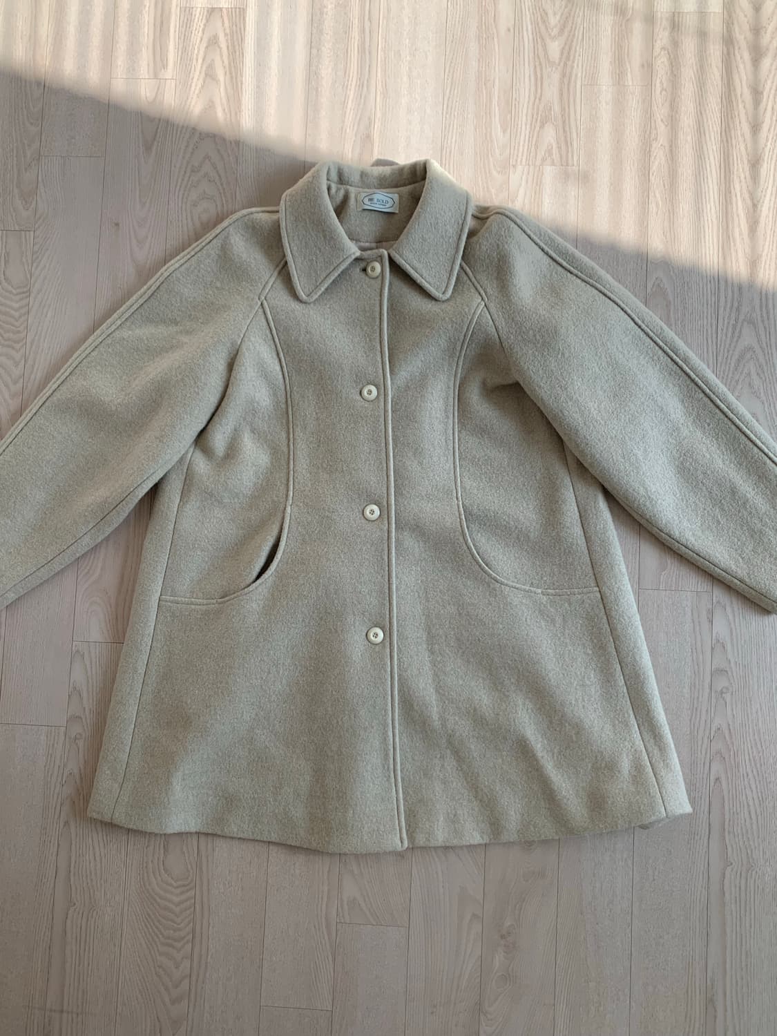 리볼드 알파카 코트 상품이미지3