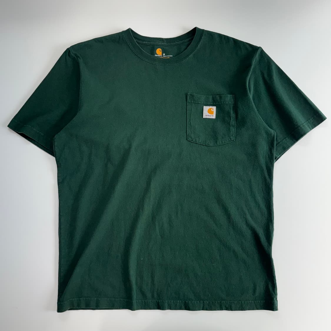 Carhartt 칼하트 원포켓 다크 그린 반팔 상품이미지3