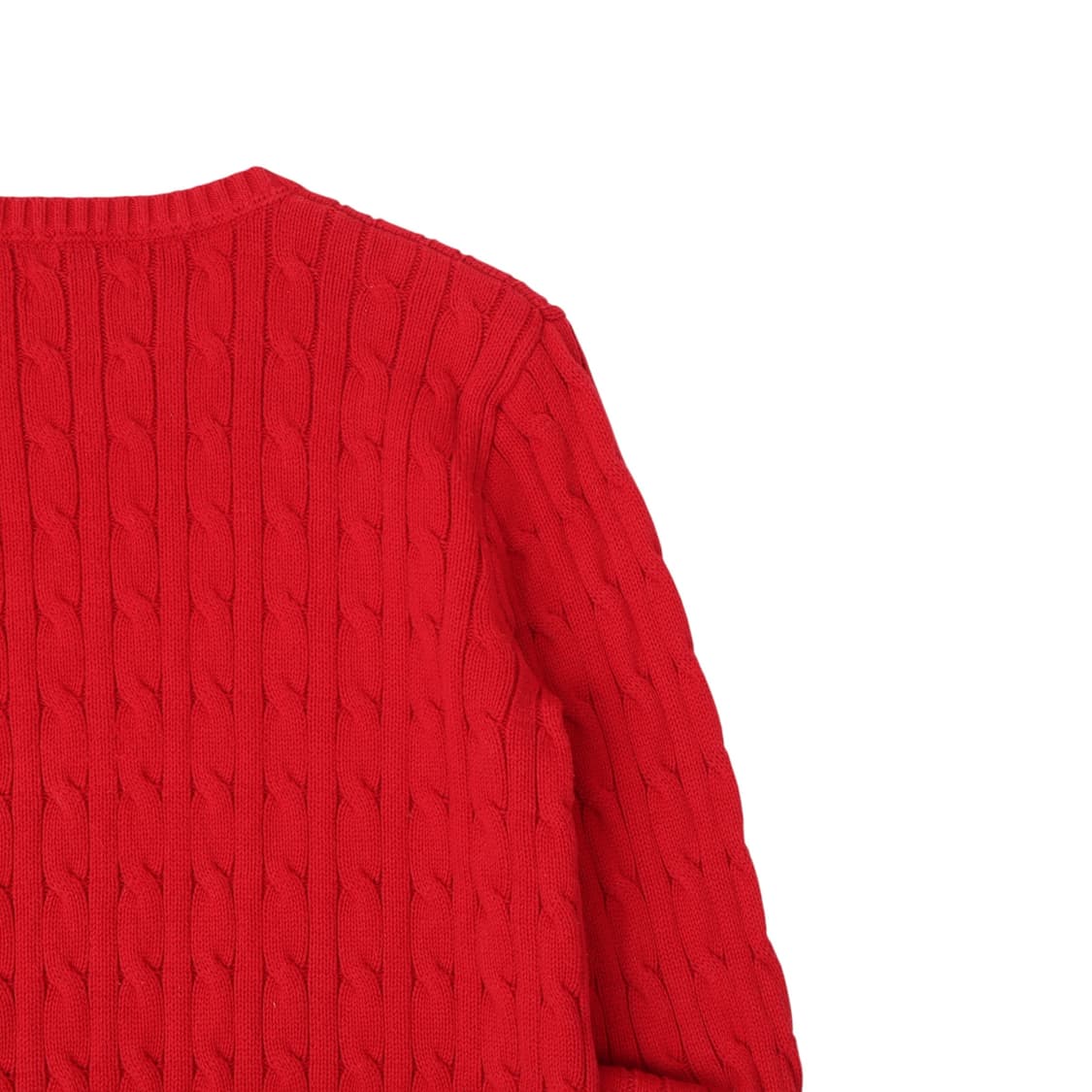 폴로 랄프로렌 레드 케이블 니트 상품이미지6