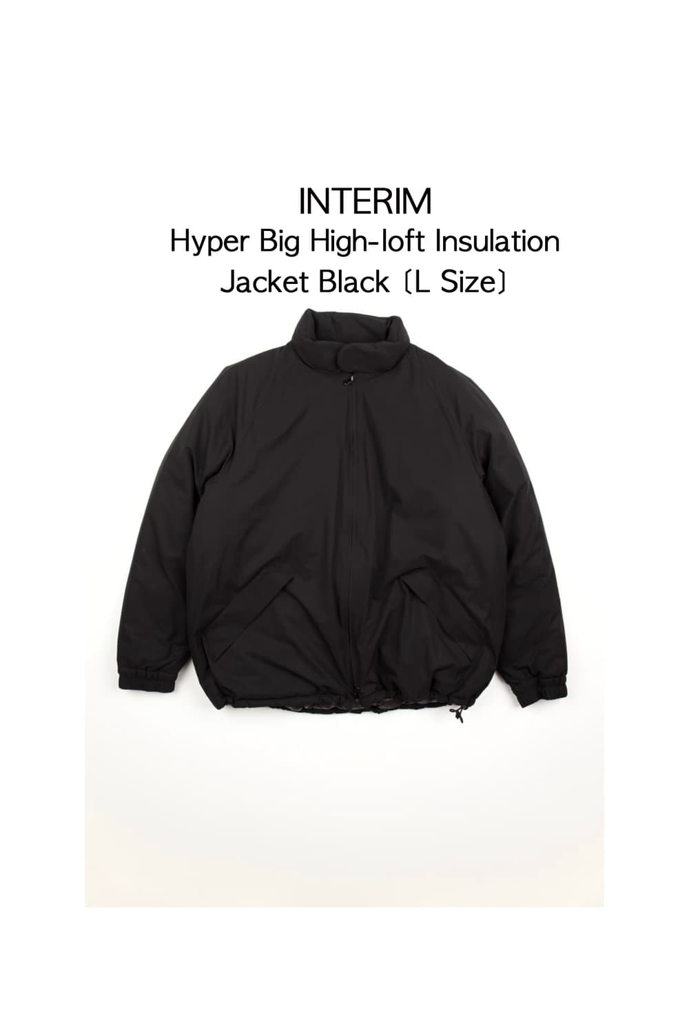 Interim 하이퍼 빅 하이로프트 워터프루프 인슐레이트 자켓 블랙 상품이미지1