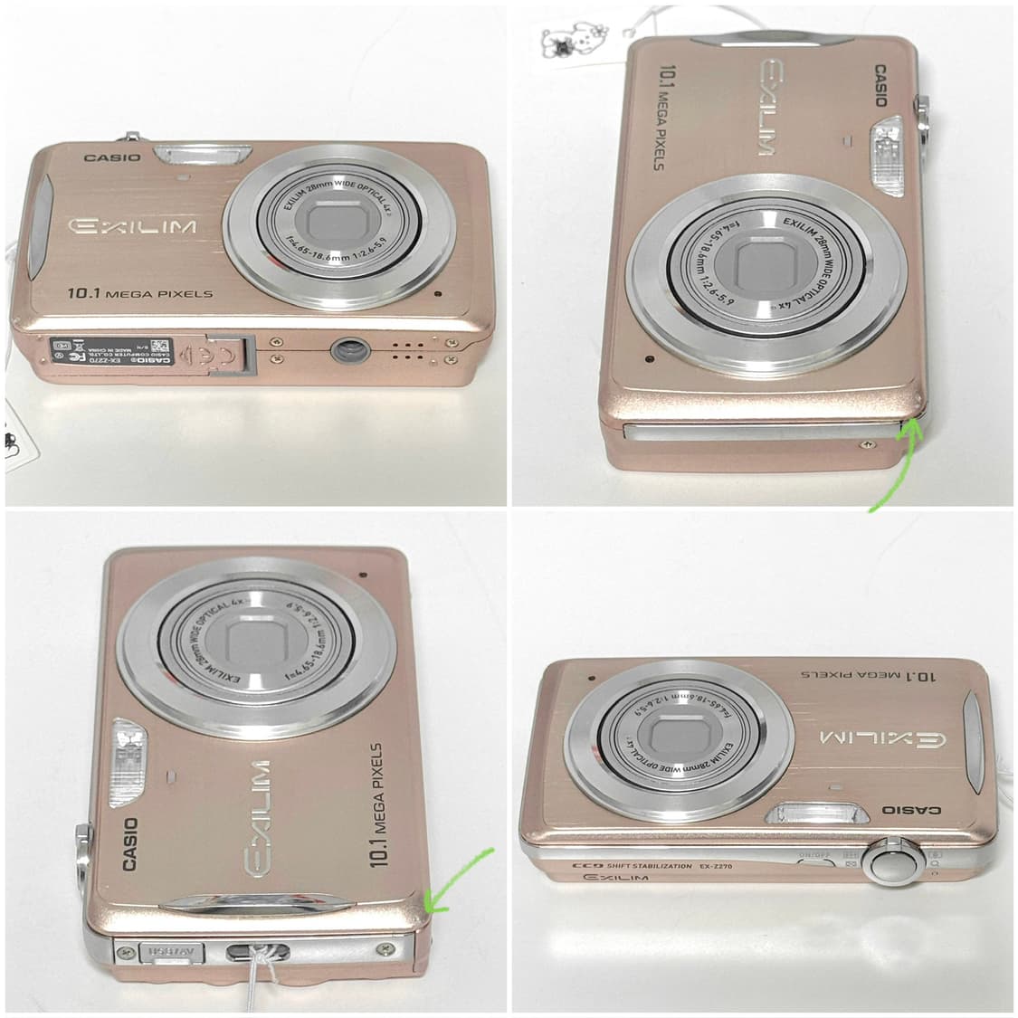 카시오 엑슬림 Z270 로즈골드 빈티지디카 상품이미지6