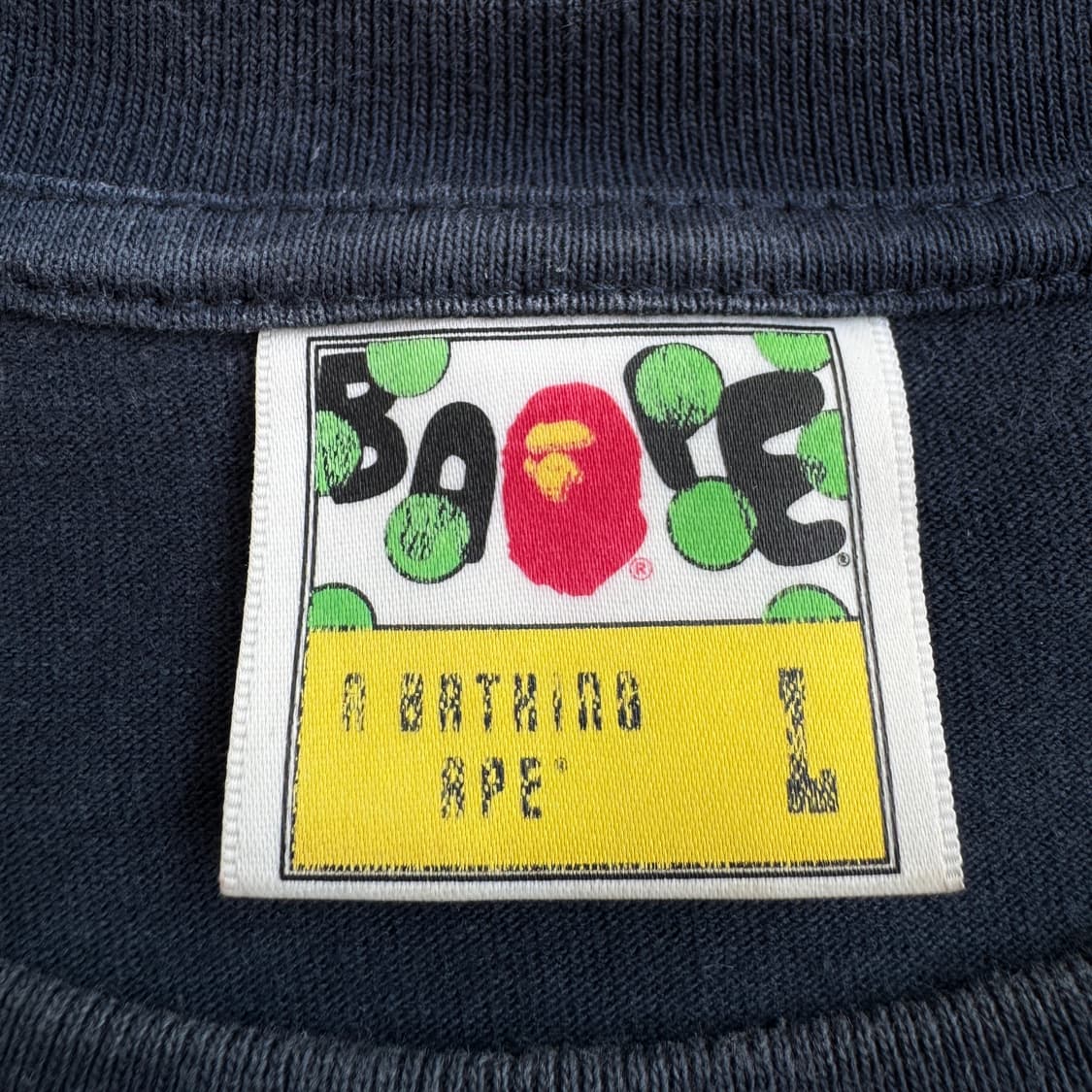 베이프 BUSH WORKS 반팔 티셔츠 네이비 상품이미지6