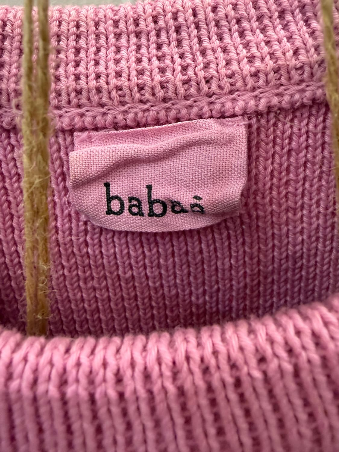 Babaa 핑크 니트 상하의 세트 상품이미지4