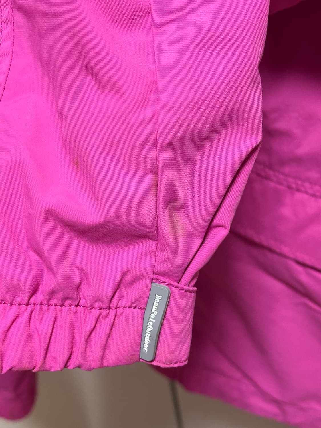 빈폴 아웃도어 핑크 바람막이 자켓 90 상품이미지7
