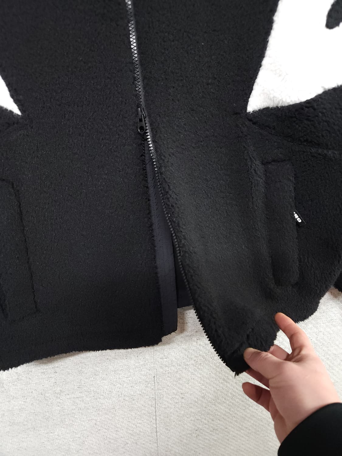 엄브로 오버핏 플리스 자켓 뽀글이 (여성오버핏) 상품이미지6