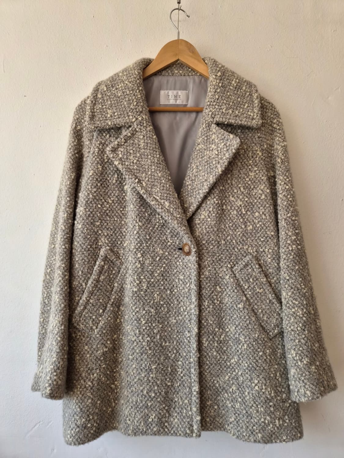 타임 여성 부클울코트 82-94-160사이즈 상품이미지2