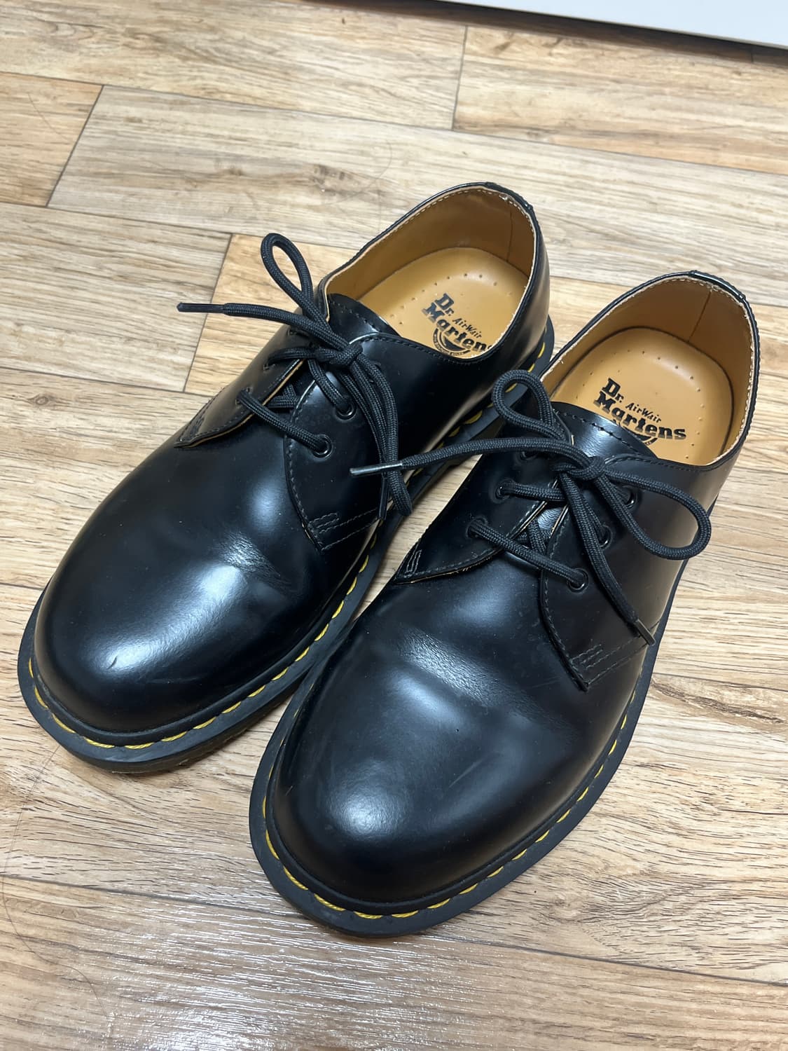 닥터마틴 1461 스무스 3홀 블랙 UK7 상품이미지2
